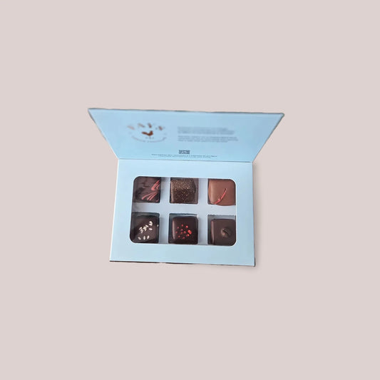 Coffret de 6 chocolats fins artisanaux Fays