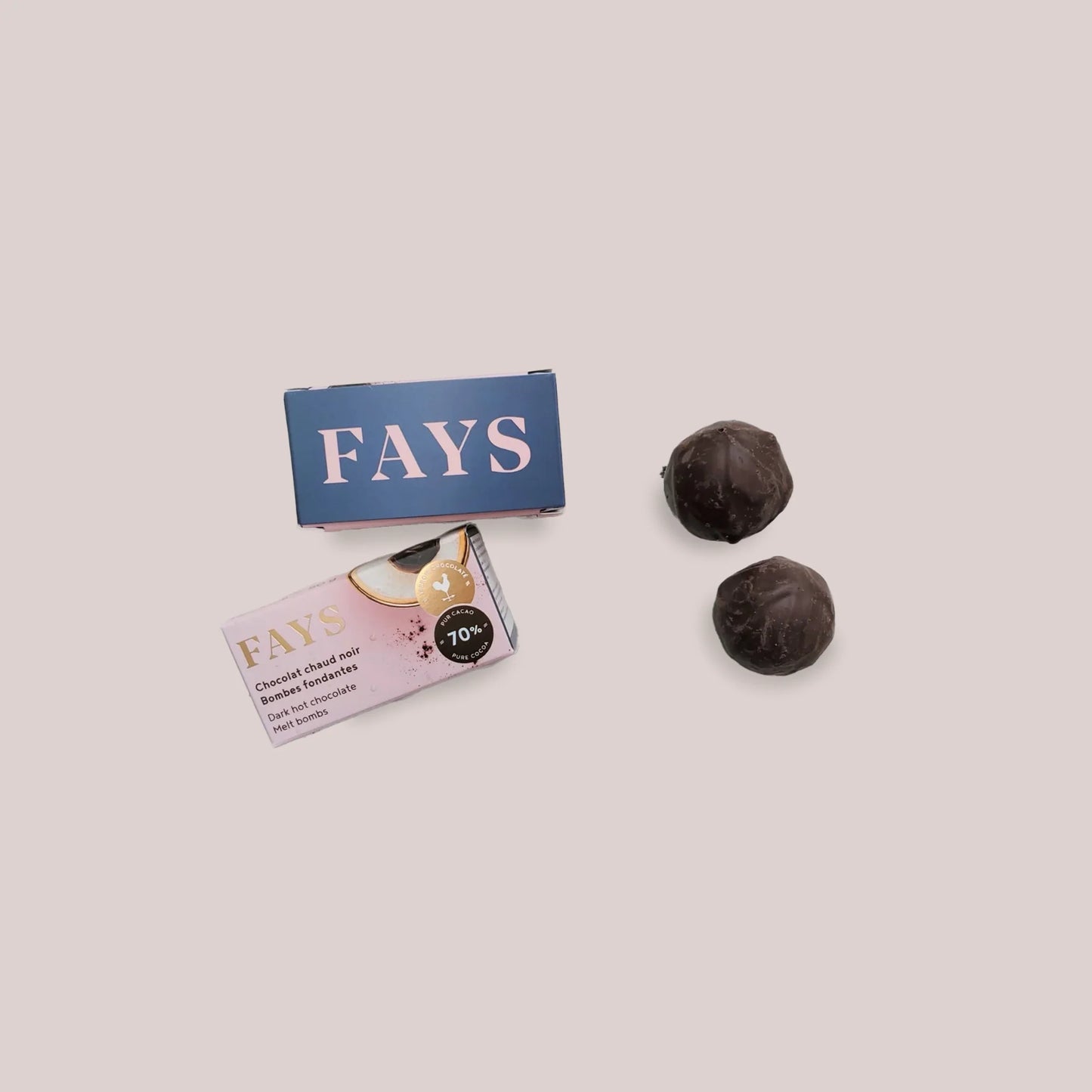 Bombe chocolat noir 70%
Fays