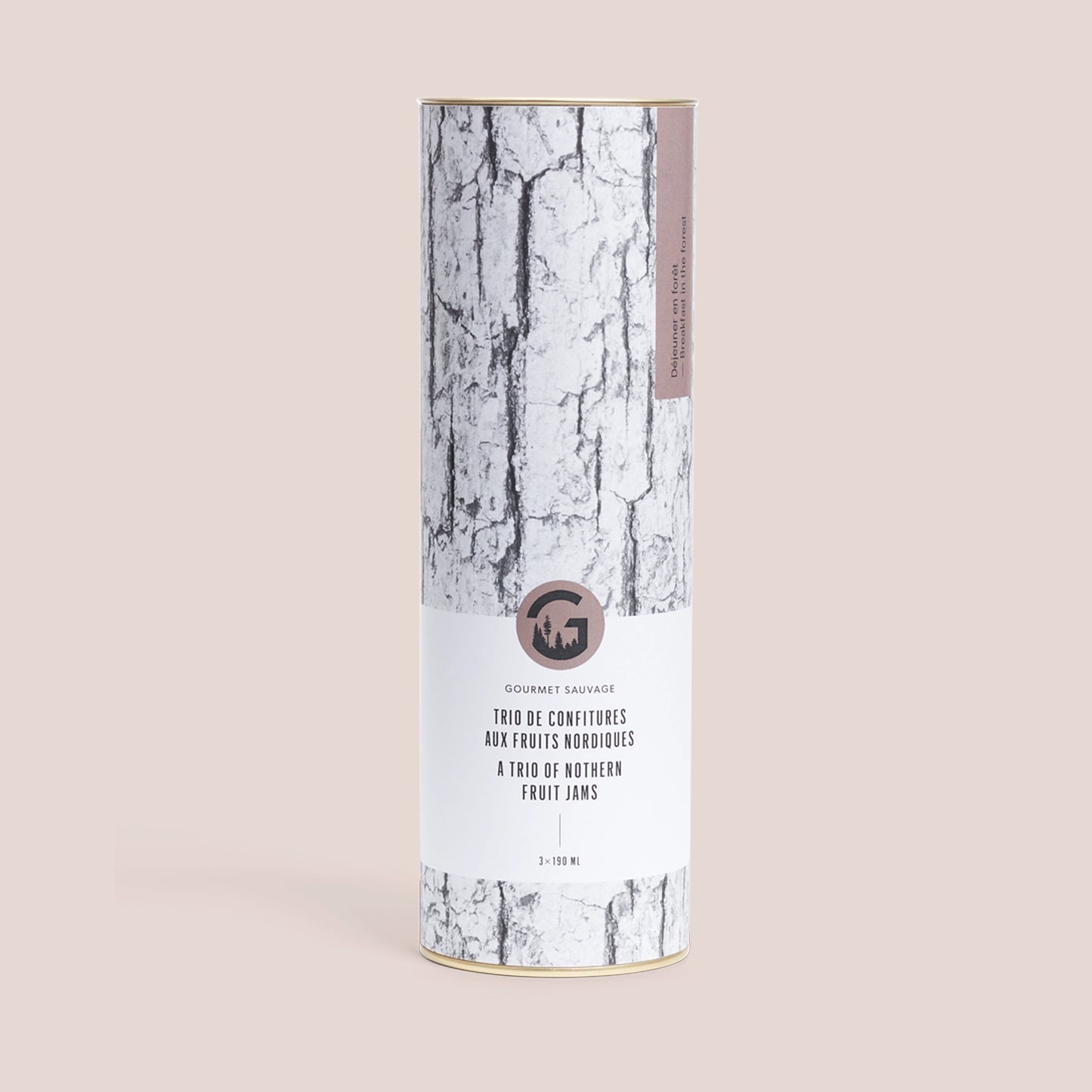 Trio de confitures aux fruits nordiques Gourmet Sauvage