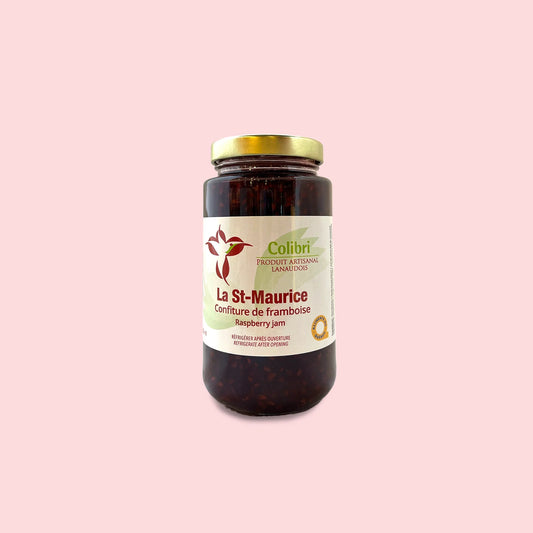 Confiture de framboise St-Maurice
Colibri