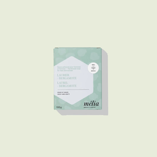 Savon laurier & bergamote Mélia