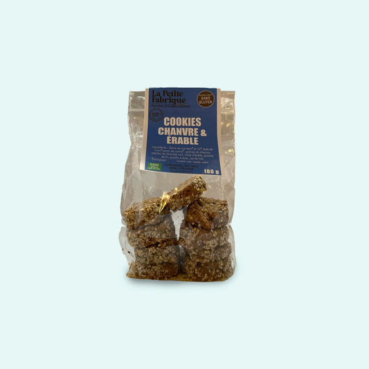 Cookies érable & chanvre sans gluten
La petite fabrique