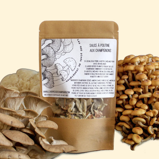 Sauce à poutine aux champignons 400 pieds de champignons