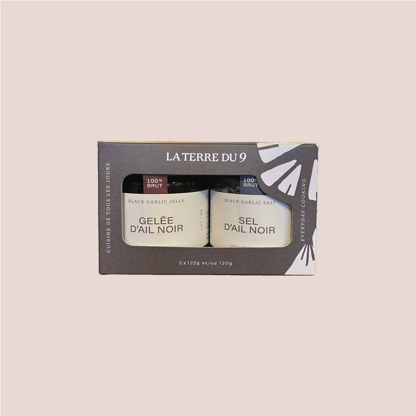 Coffret Gelée d'ail noir et sel d'ail noir de Terre du 9